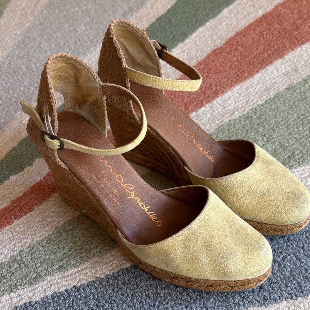 Gaimo Espadrille Wedge Yellow 9